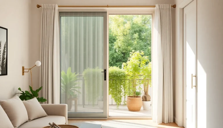 Wysokiej jakości moskitiery na drzwi balkonowe z eleganckim wykończeniem w nowoczesnym wnętrzu.