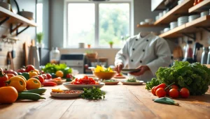 Engaging dish facts presentation with a colorful array of dishes showcasing culinary creativity.