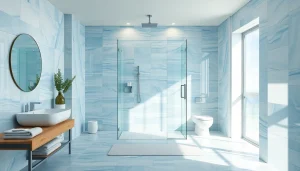 Showcasing elegant showers au in a luxurious bathroom setting with modern design elements.