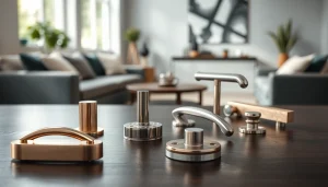 Showcase of exquisite door handle manufacturers displaying unique designs and finishes.