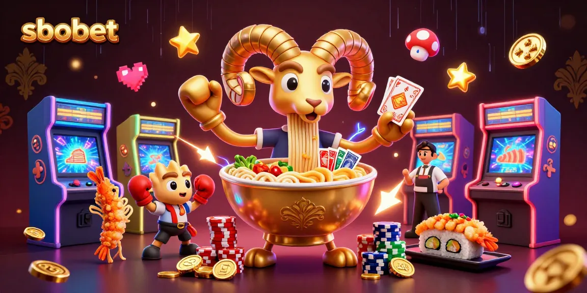 Engage in sbobet sports betting with vibrant characters and dynamic casino elements.