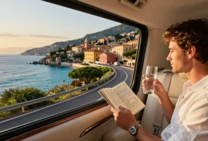 Transfert aéroport Nice avec chauffeur privé sur la Côte d'Azur.
