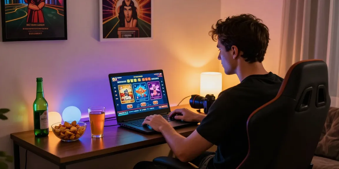 UK player enjoying online games at cozy setup with https://scoarch.org.uk resources.