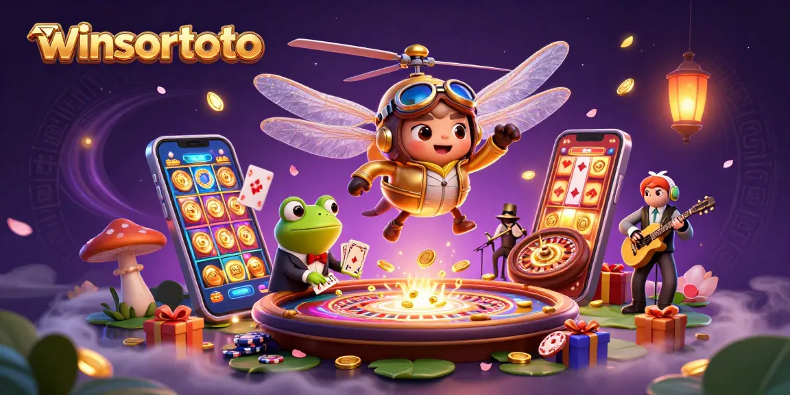 Menangkan jackpot di winsortoto sambil menikmati dealer menyebar kartu di kasino lily pad.