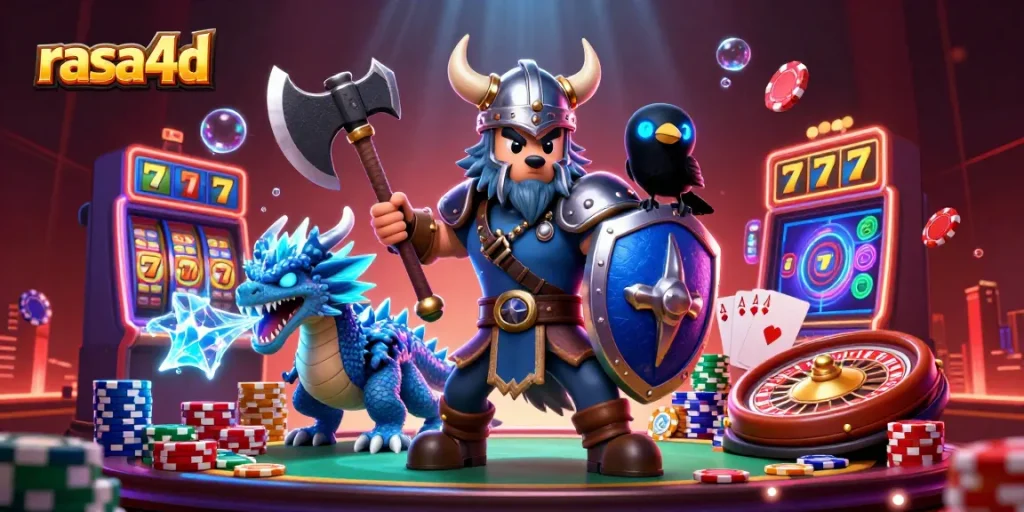Rasa4d menampilkan petualangan daring dengan slot dan karakter heroik dalam ilustrasi 3D yang memukau.